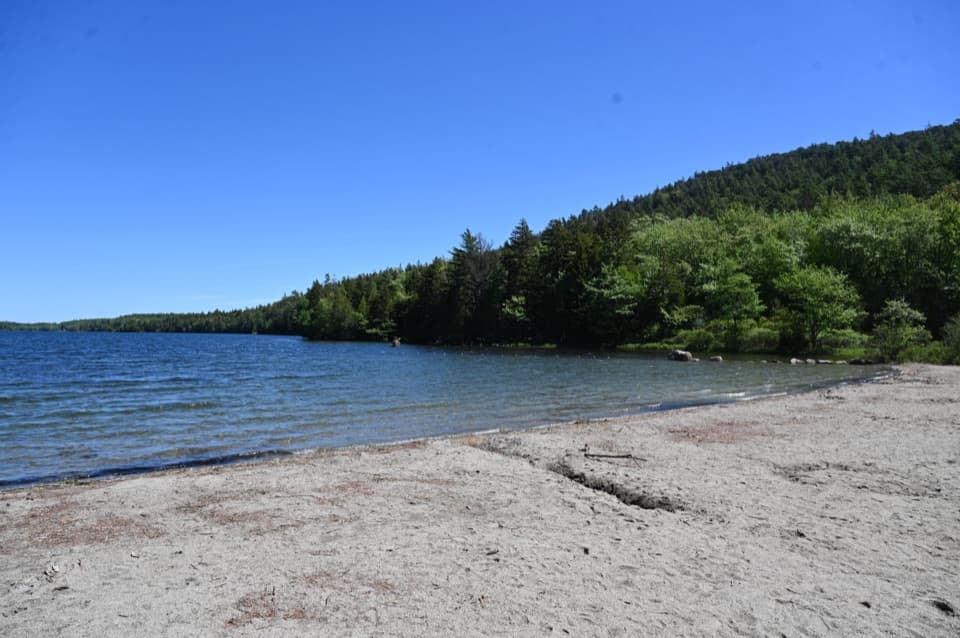 Echo Lake Beach in Acadia National Park