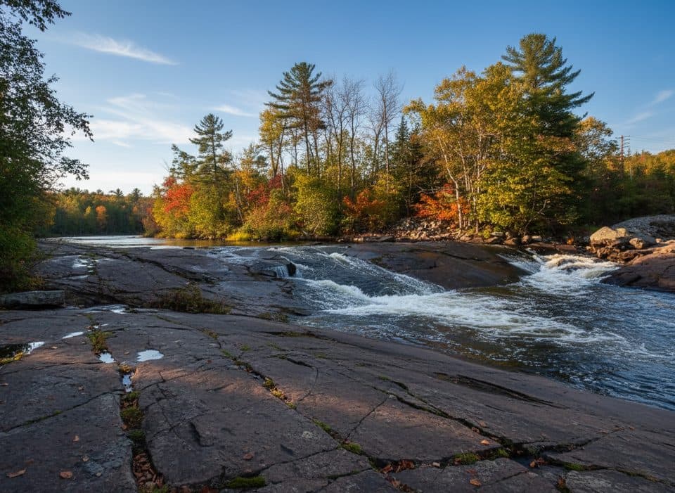 Crooked Chute in Algonquin Provincial Park