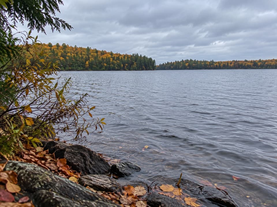 Kawawaymog (Round) Lake Access Point (#1) in Algonquin Provincial Park