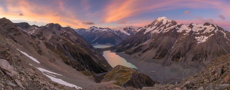 Kaitiaki Peak in Aoraki / Mount Cook National Park
