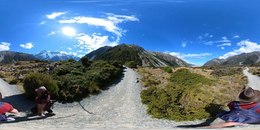 Mueller Lake Lookout in Aoraki / Mount Cook National Park