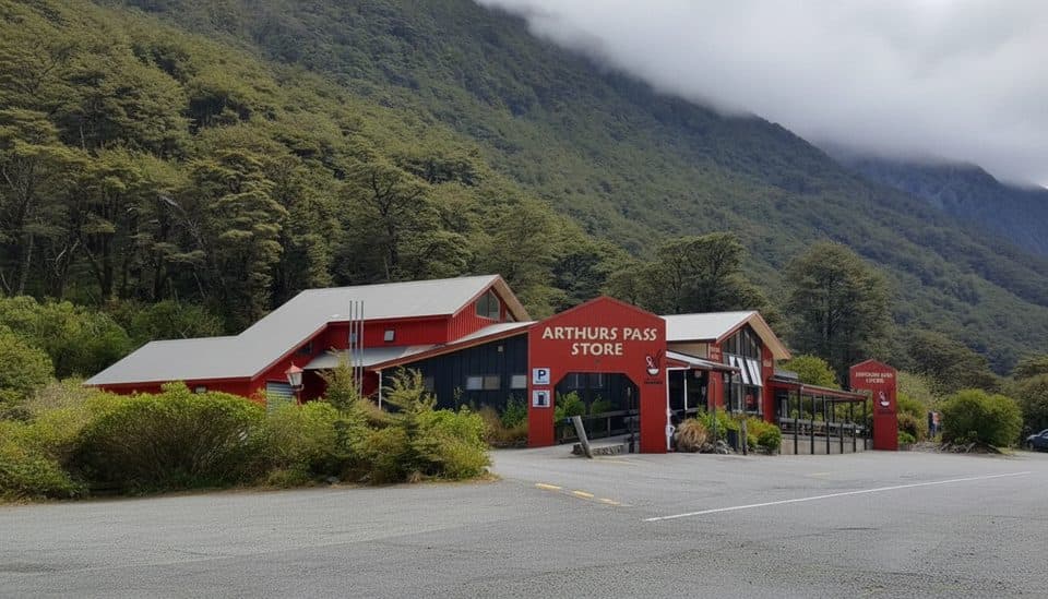 Arthur's Pass Store & Cafe in Arthur's Pass National Park