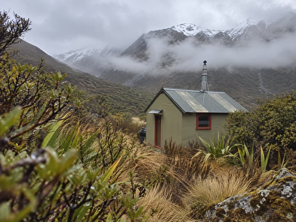 Hunts Creek Hut in Arthur's Pass National Park