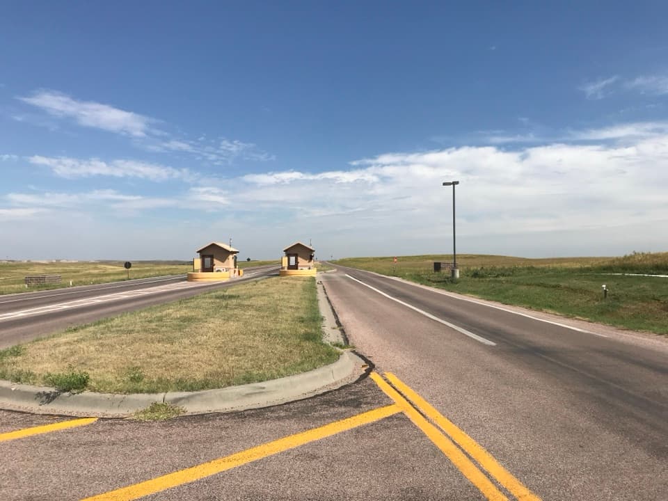 Northeast Entrance Station in Badlands National Park