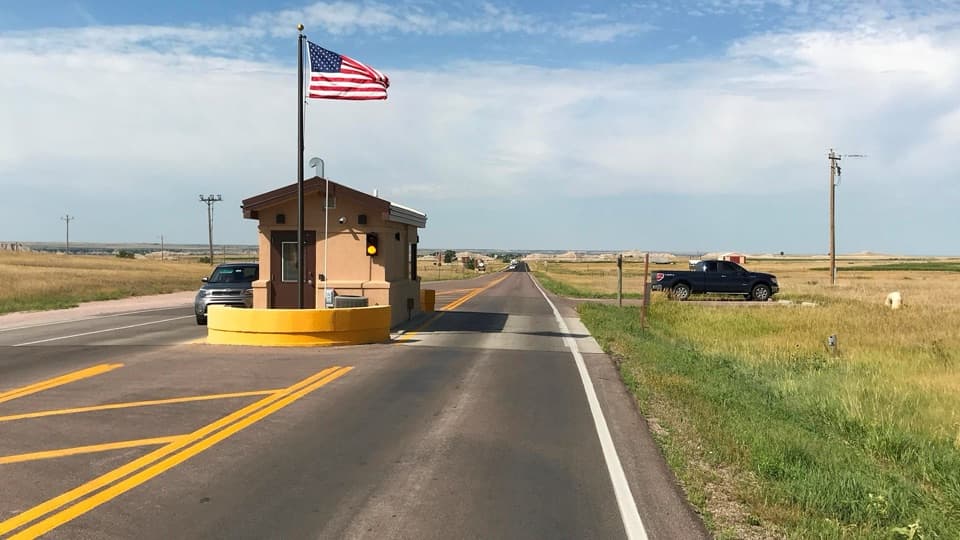Interior Entrance Station in Badlands National Park