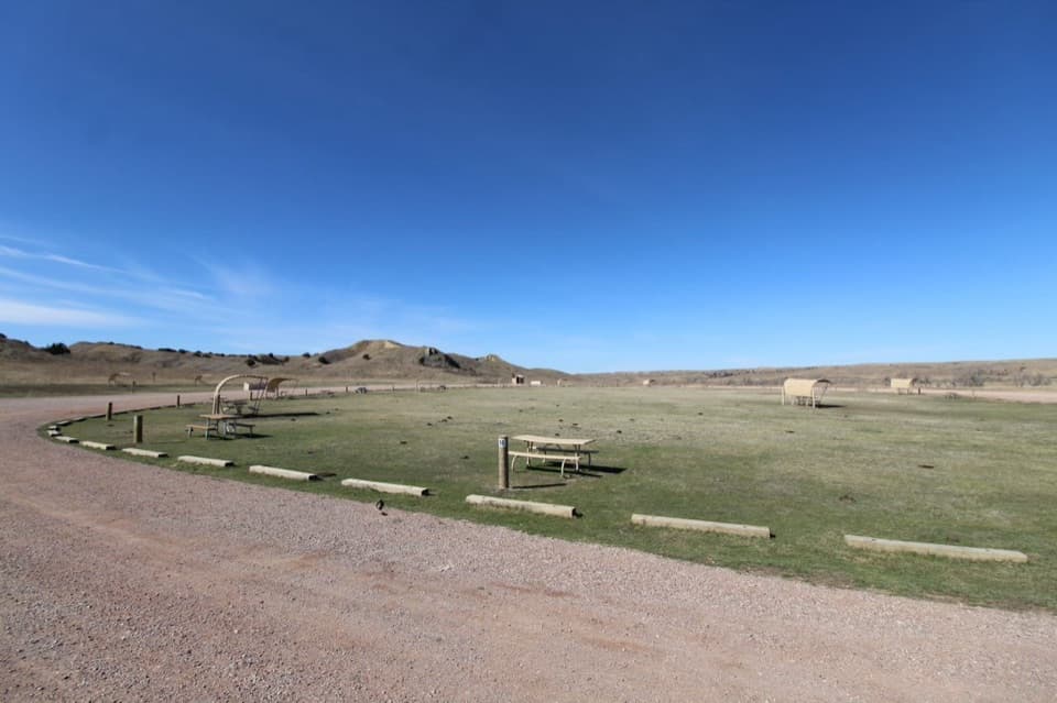 Sage Creek Campground in Badlands National Park