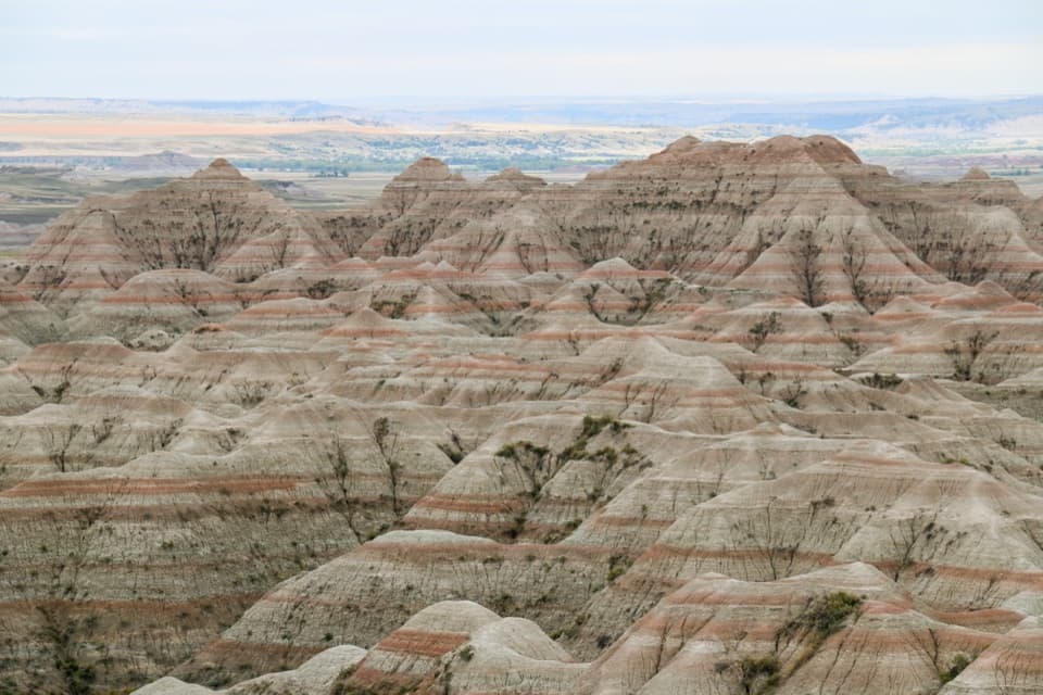 Bigfoot Pass Overlook in Badlands National Park