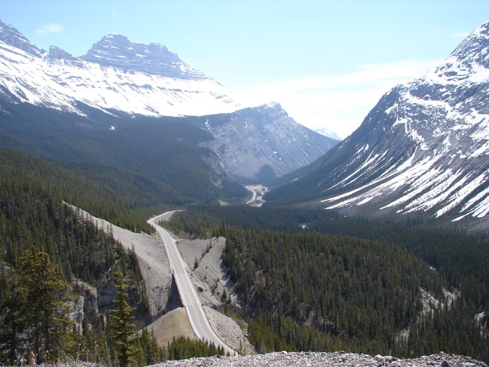 Big Bend Viewpoint in Banff National Park