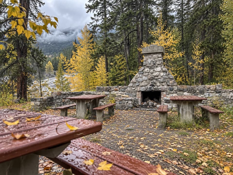 Fireside Day-use Area in Banff National Park