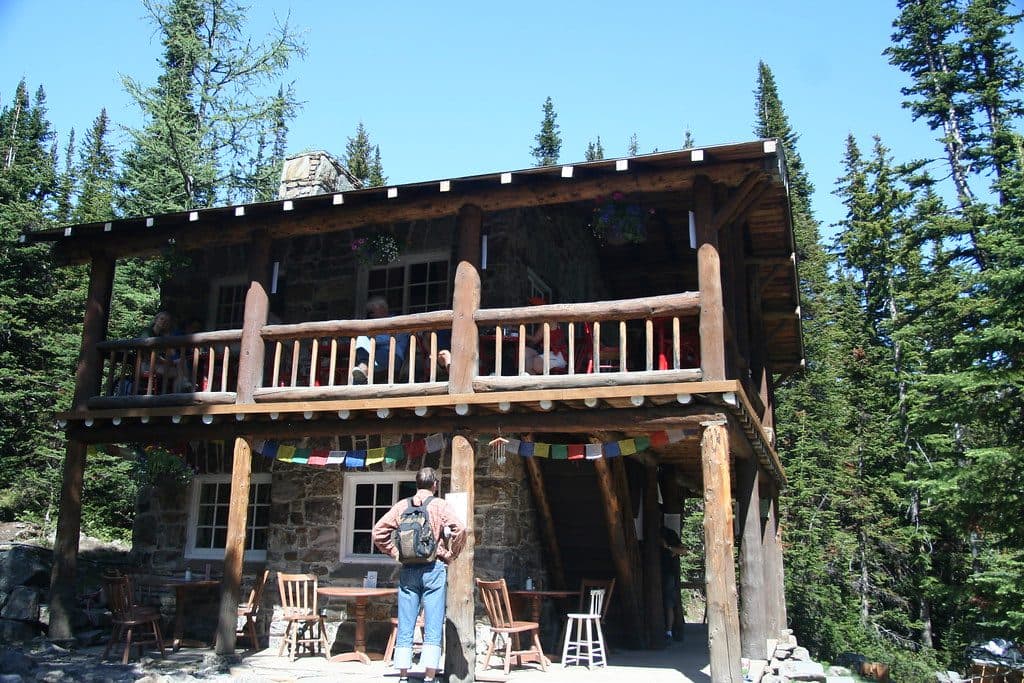 Plain of Six Glaciers Tea House in Banff National Park