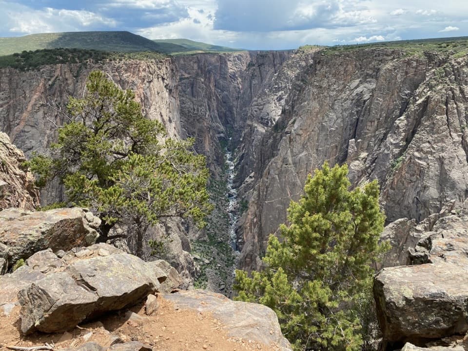 Exclamation Point in Black Canyon of the Gunnison National Park