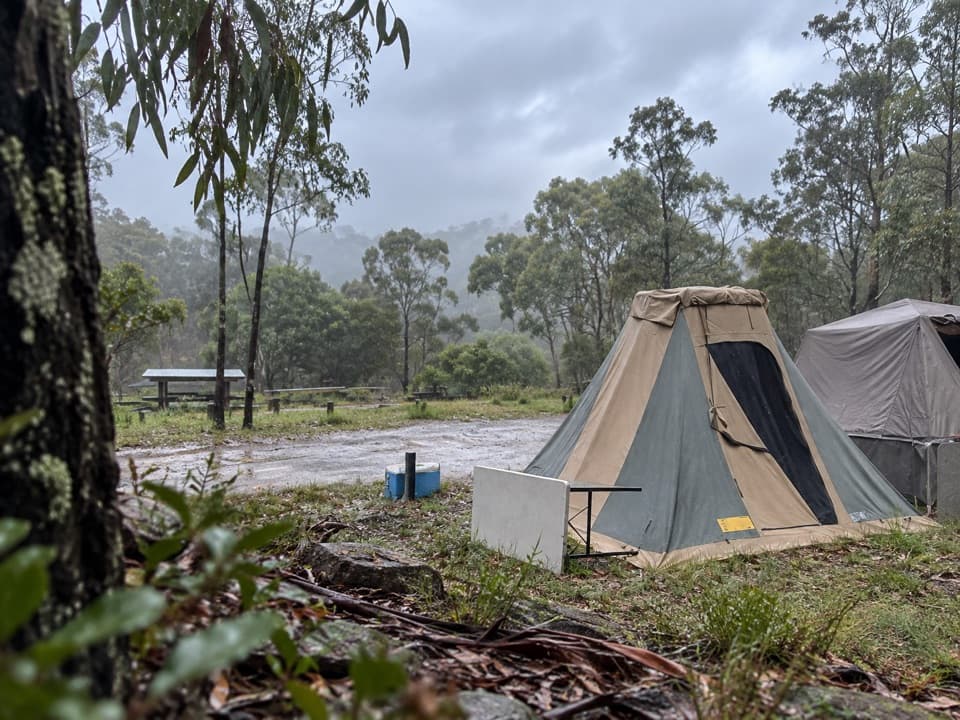 Mount Werong Campground in Blue Mountains National Park