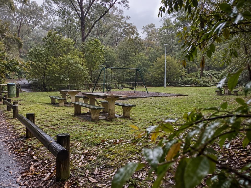Gordon Falls picnic area in Blue Mountains National Park