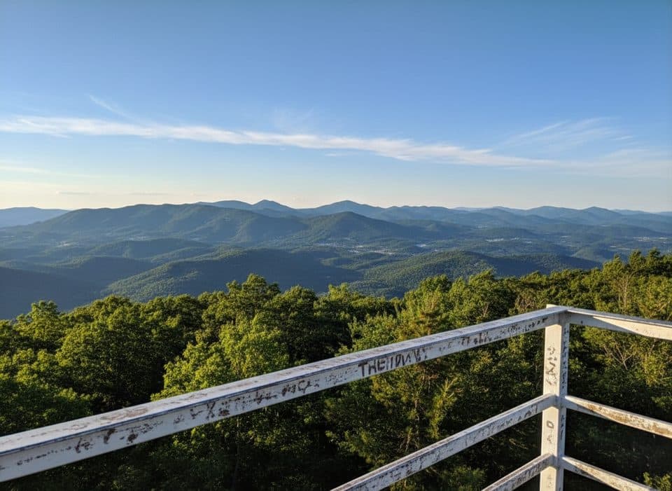 Flat Top Tower in Blue Ridge Parkway