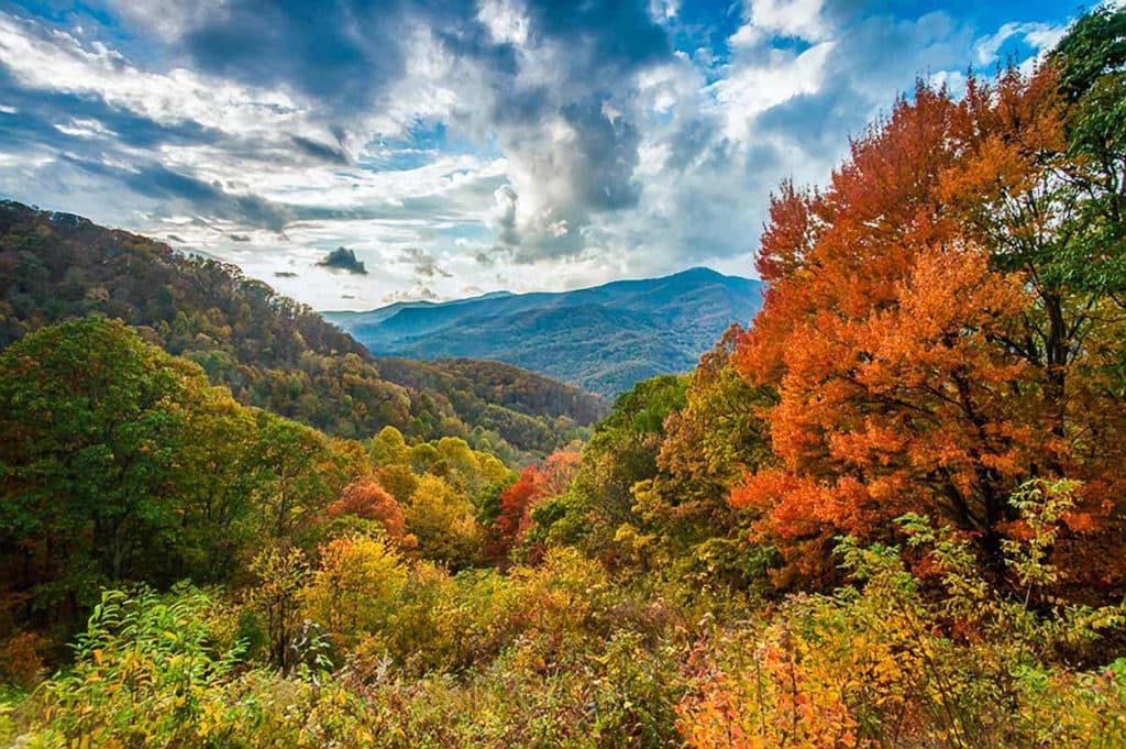 Standing Rock Overlook in Blue Ridge Parkway