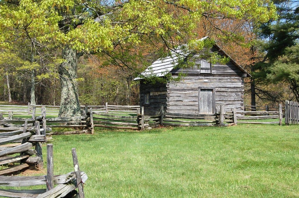 Puckett Cabin in Blue Ridge Parkway