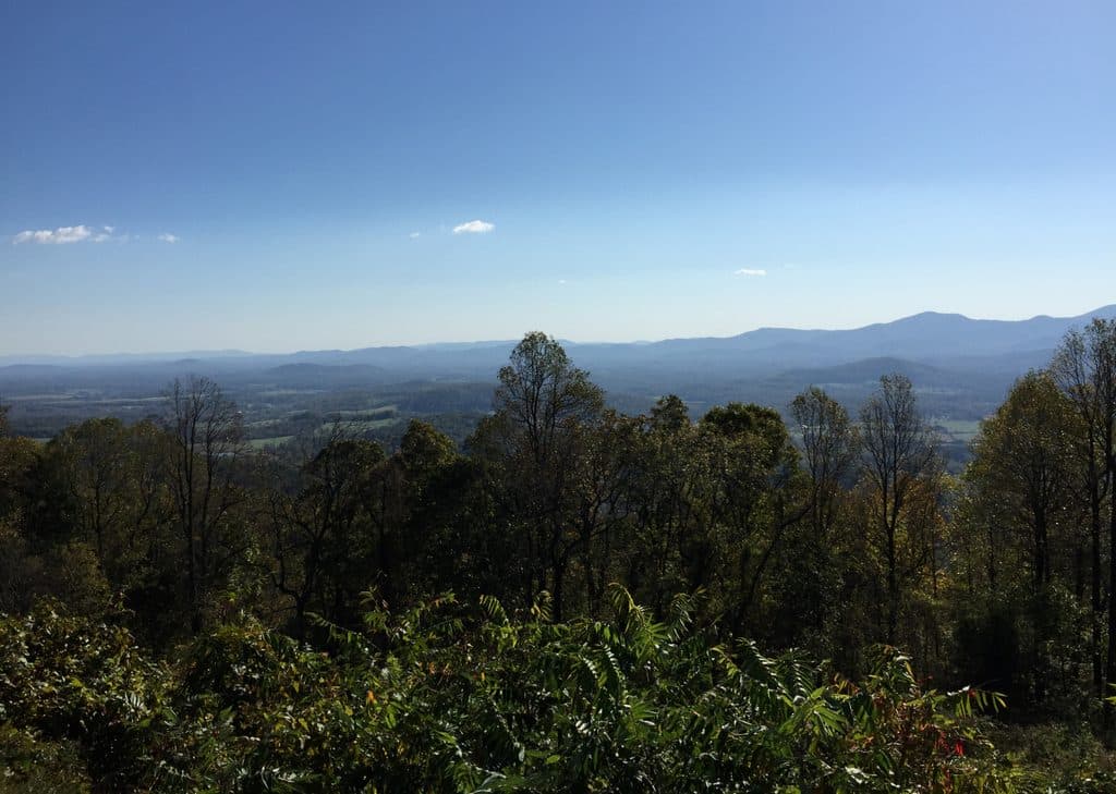 Afton Overlook in Blue Ridge Parkway
