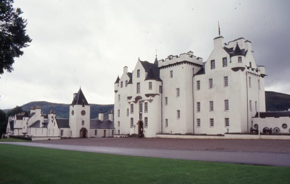 Blair Castle & Gardens in Cairngorms National Park