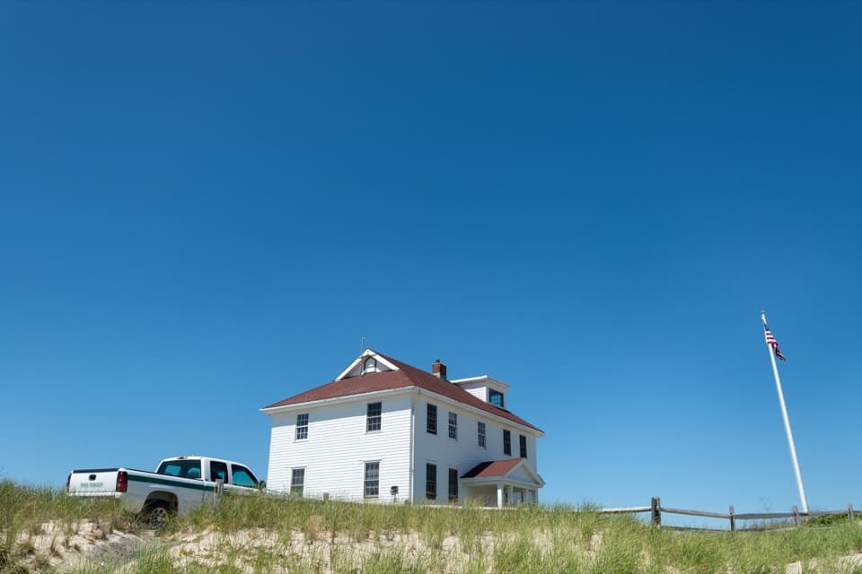 Race Point Oversand Permit Station in Cape Cod National Seashore