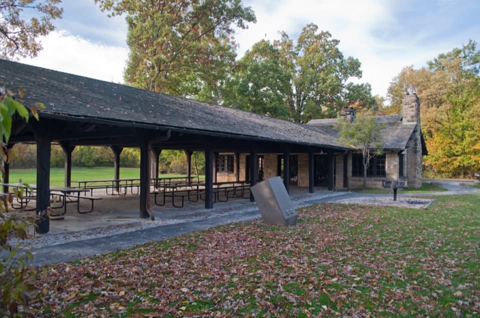 Ledges Shelter in Cuyahoga Valley National Park