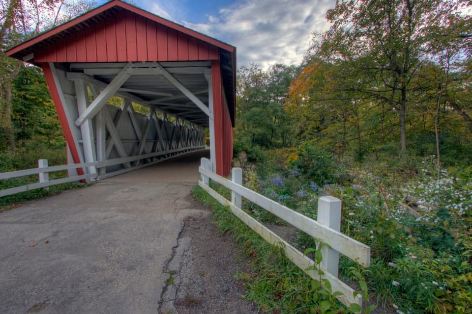 Everett Covered Bridge in Cuyahoga Valley National Park