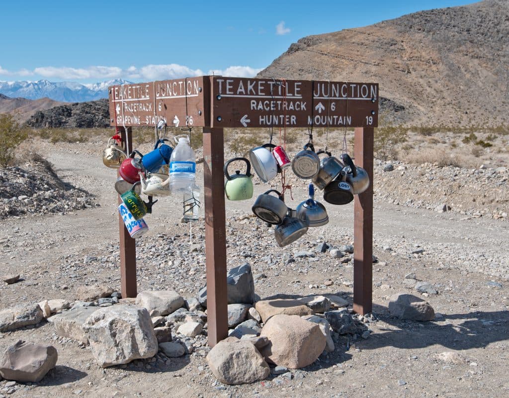 Teakettle Junction in Death Valley National Park