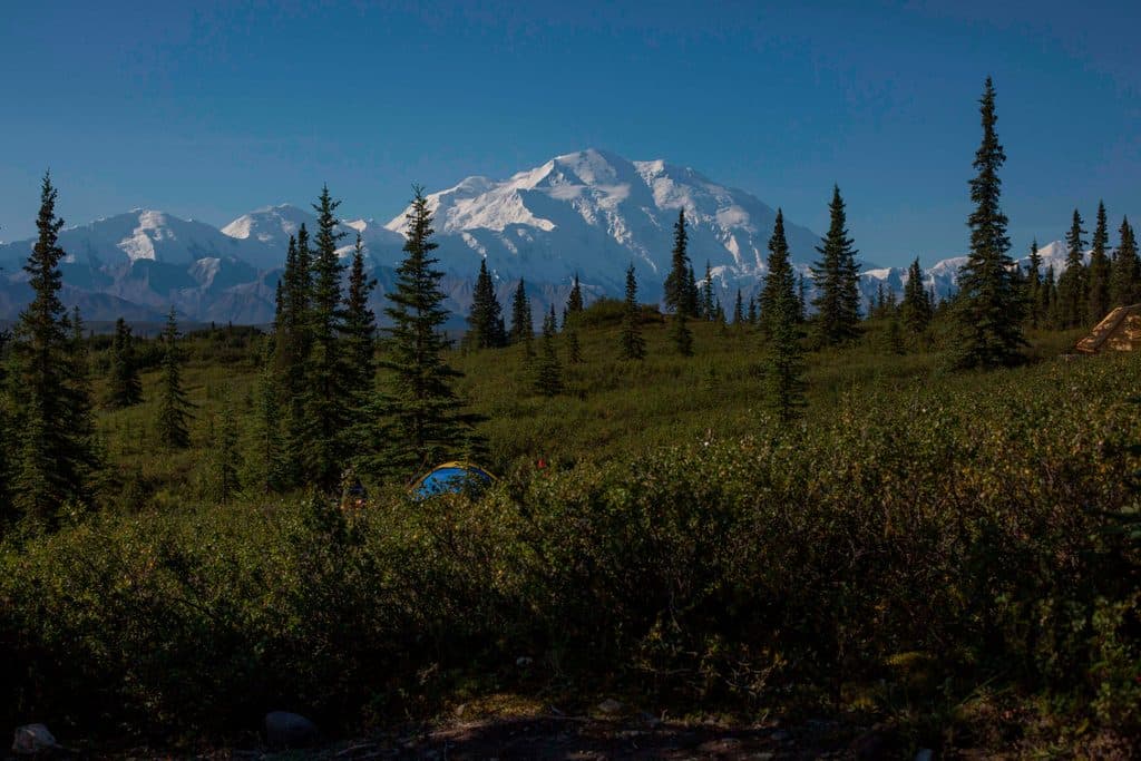 Wonder Lake Campground in Denali National Park