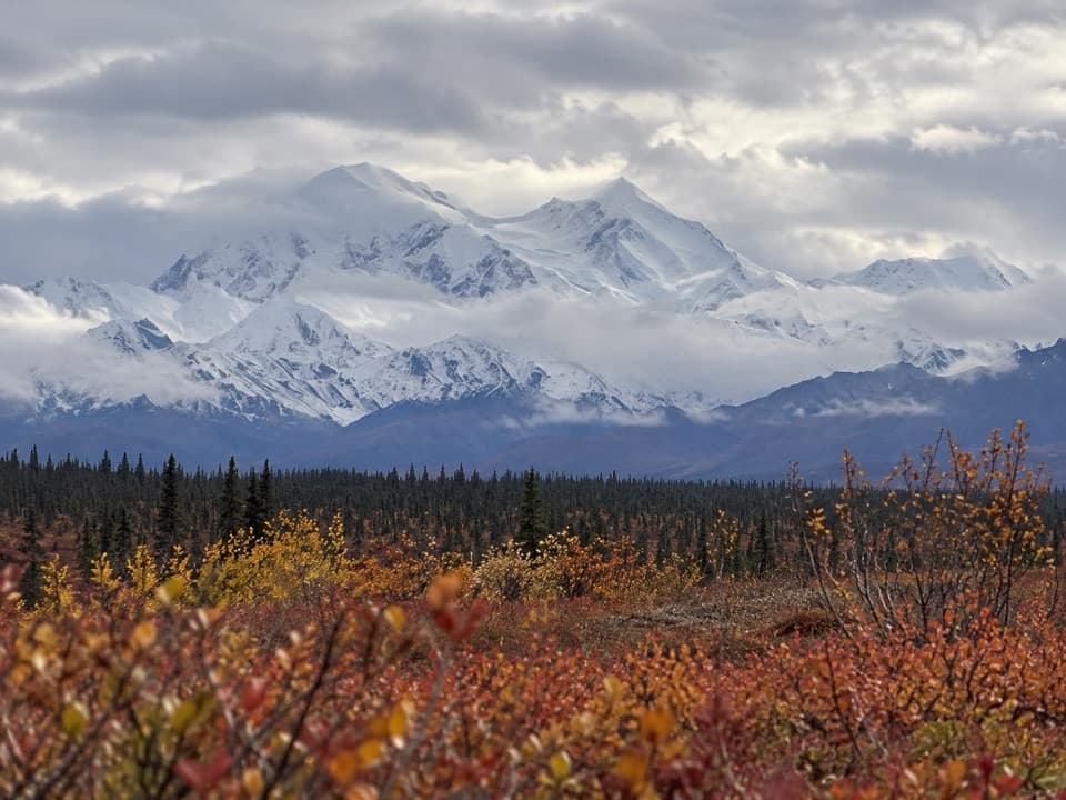 Alaska Range Interpretive Overlook in Denali Highway