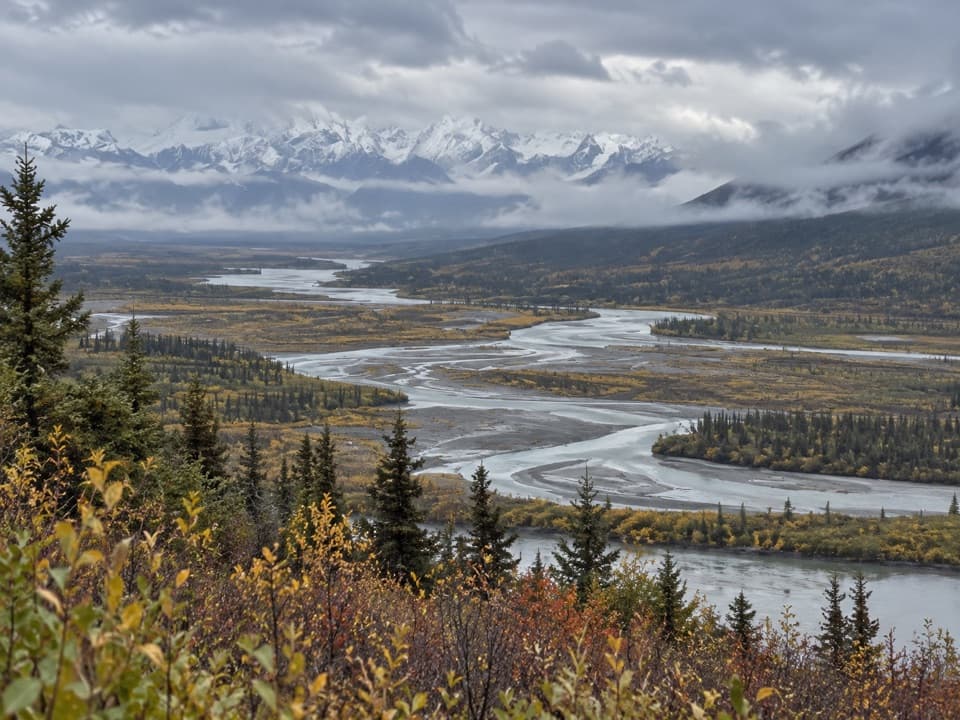 Alaska Range Viewpoint in Denali Highway