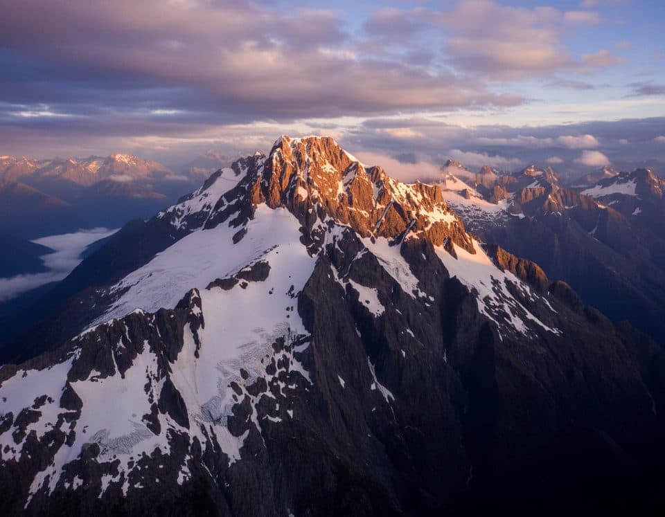 Mount Tūtoko in Fiordland National Park