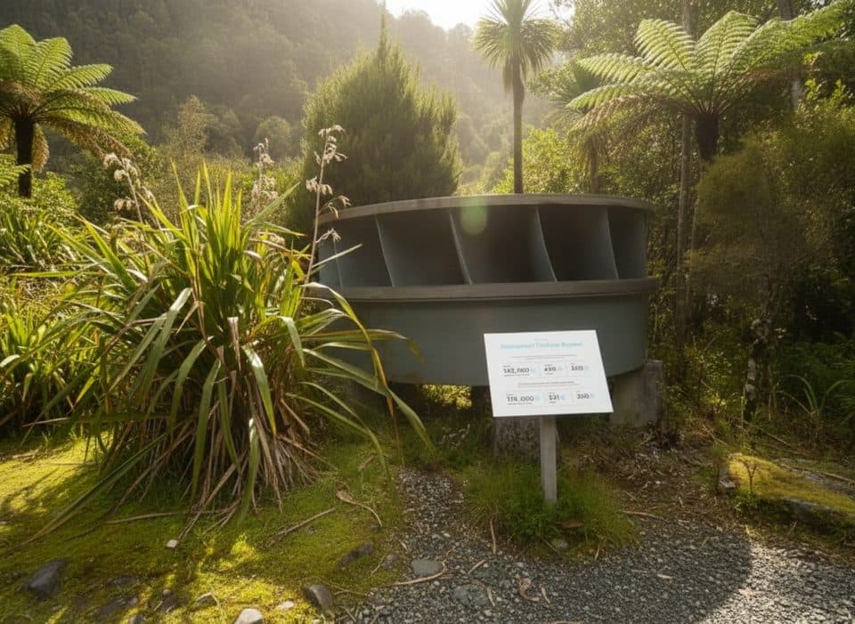 Manapouri Turbine Runner in Fiordland National Park