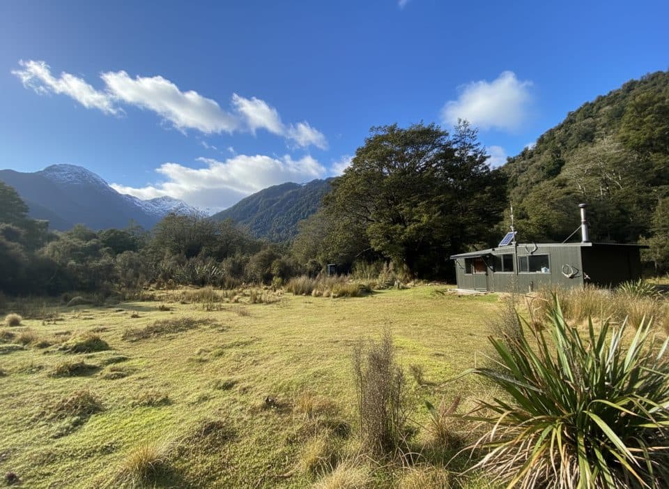 Kaipo Hut in Fiordland National Park