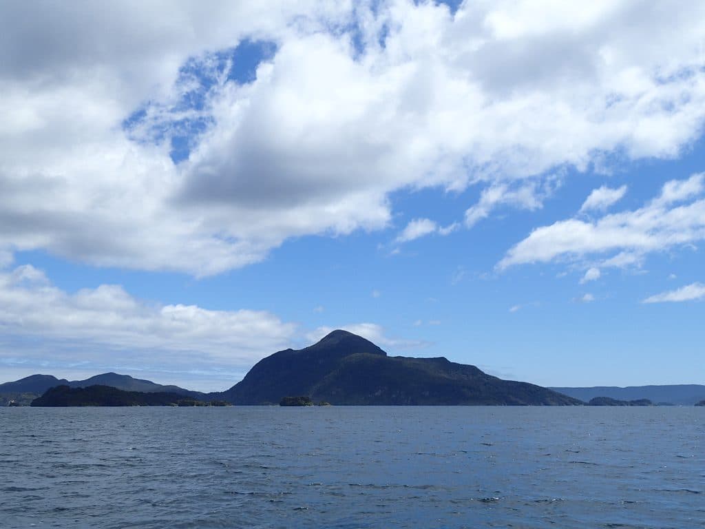 Anchor Island in Fiordland National Park