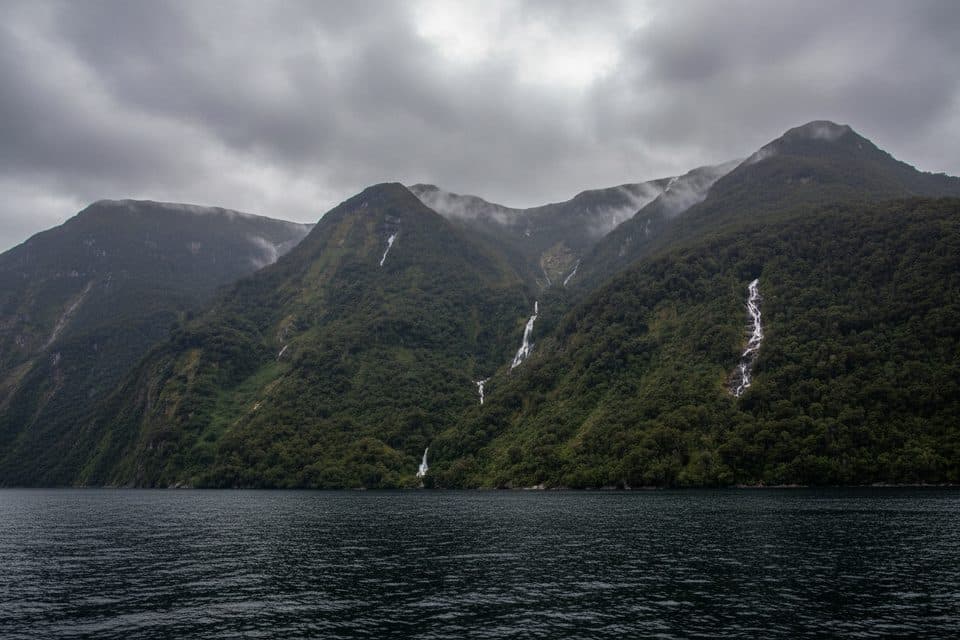 Browne Falls in Fiordland National Park