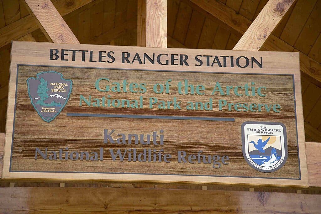 Bettles Ranger Station in Gates of the Arctic National Park