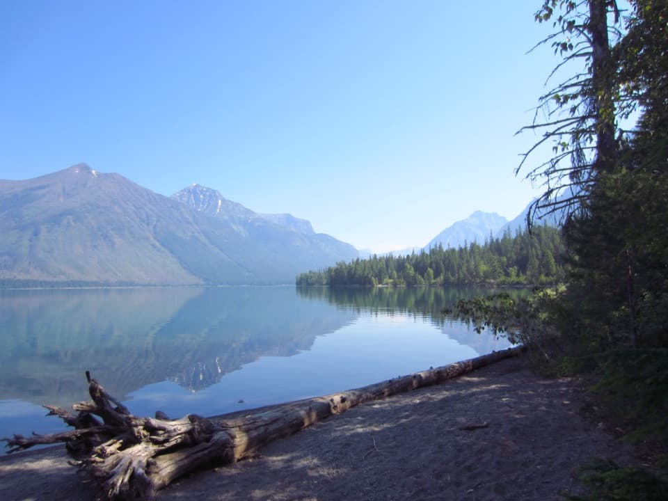 Sprague Creek Picnic Area in Glacier National Park