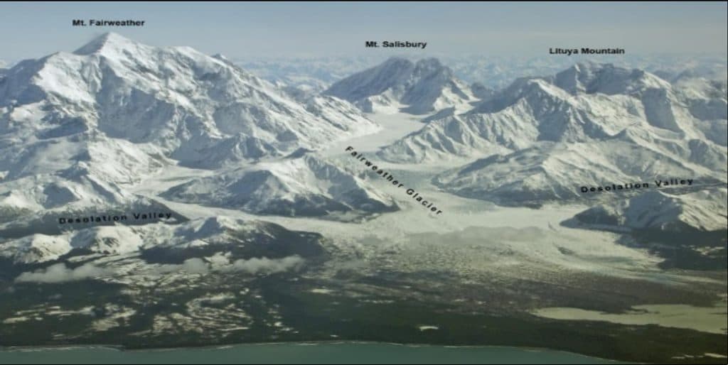 Mount Salisbury in Glacier Bay National Park