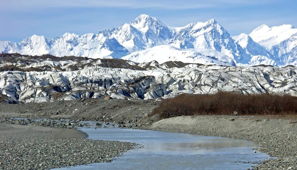 Brady Glacier in Glacier Bay National Park
