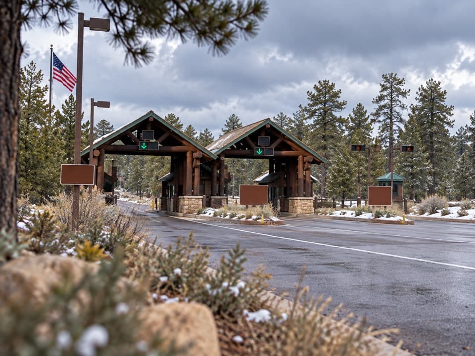 South Entrance Station in Grand Canyon National Park