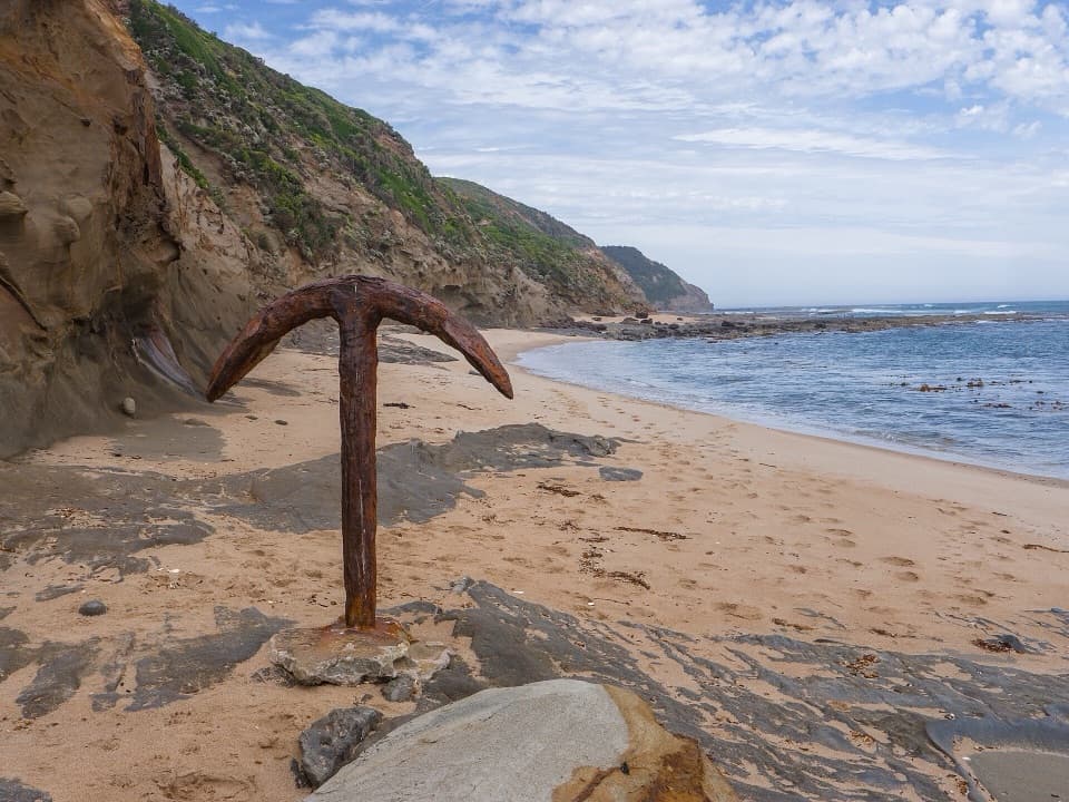 Wreck Beach Walk in Great Ocean Road
