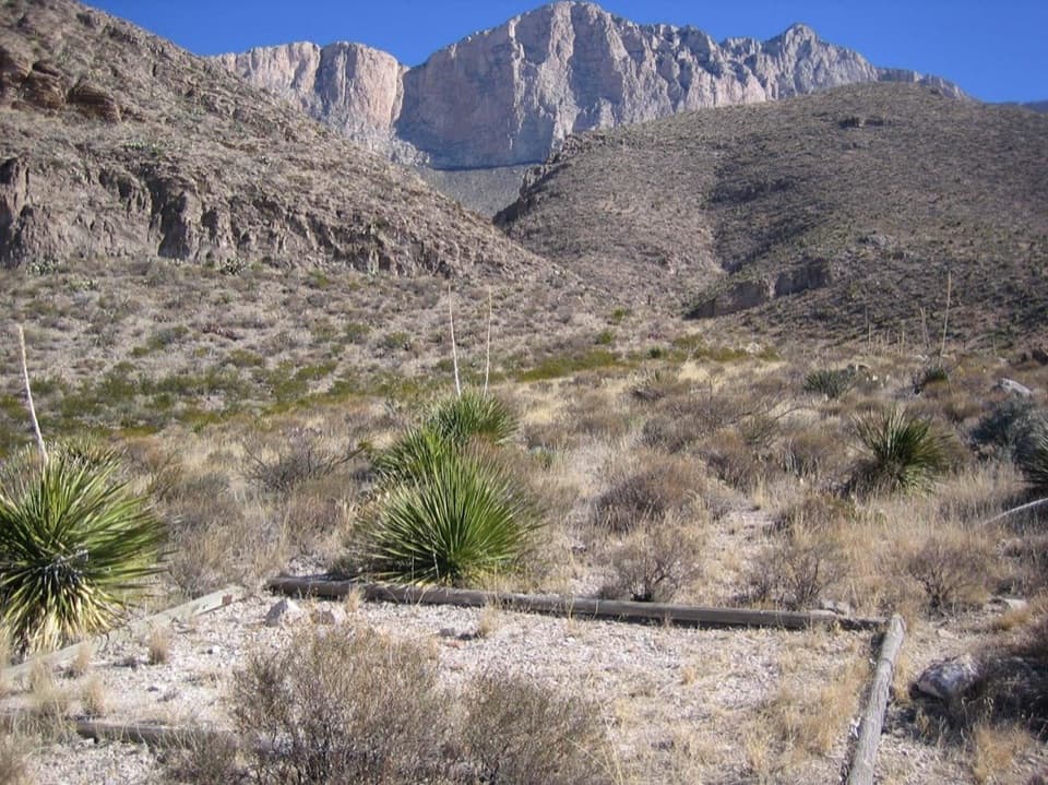 Shumard Canyon Wilderness Campground in Guadalupe Mountains National Park