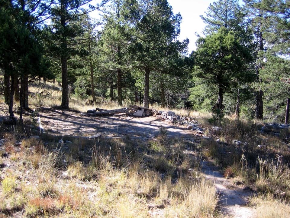 Bush Mountain Wilderness Campground in Guadalupe Mountains National Park
