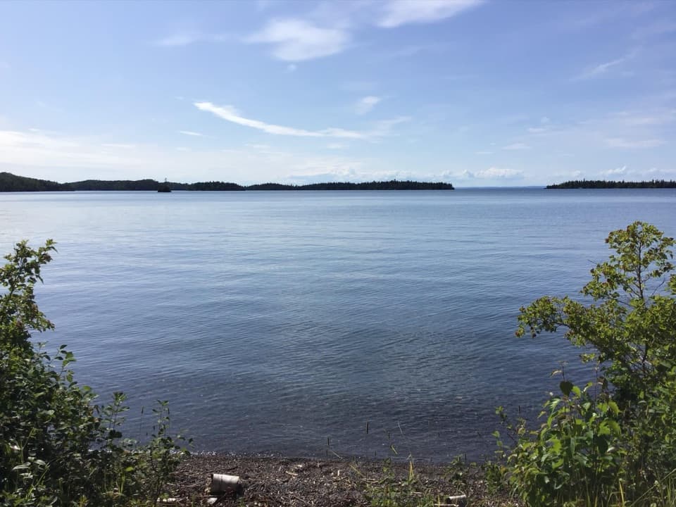 Todd Harbor Campground in Isle Royale National Park