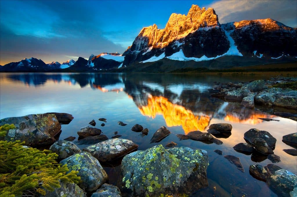The Ramparts in Jasper National Park