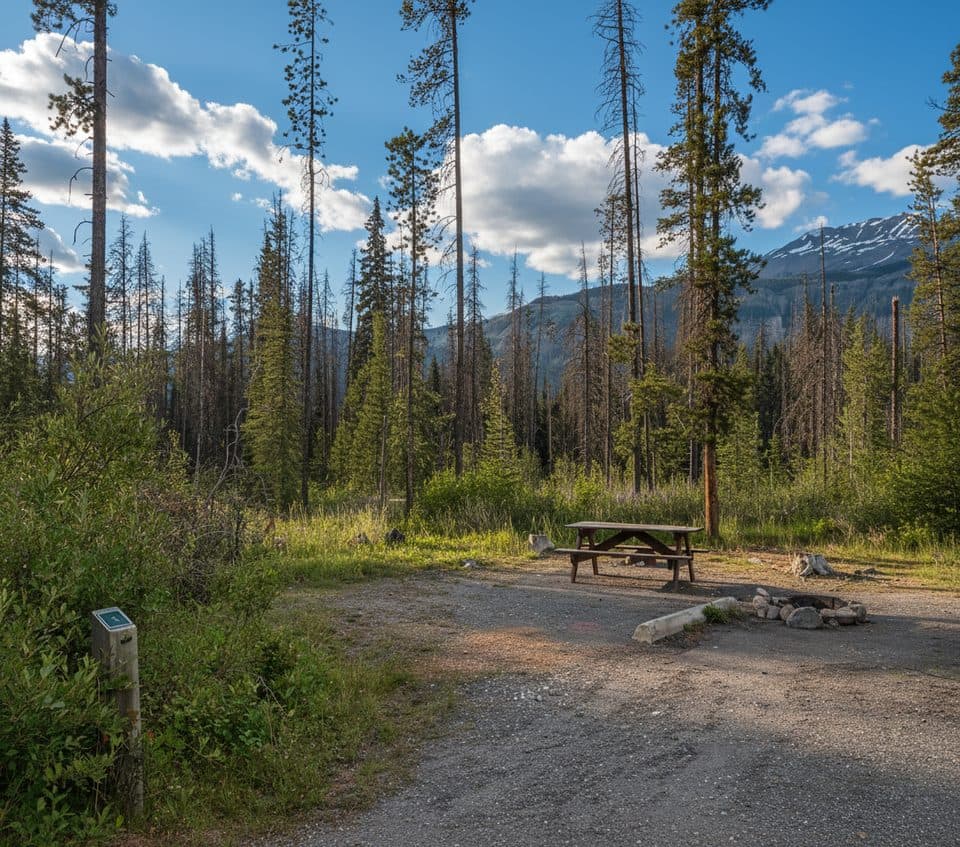 Jonas Creek Campground in Jasper National Park