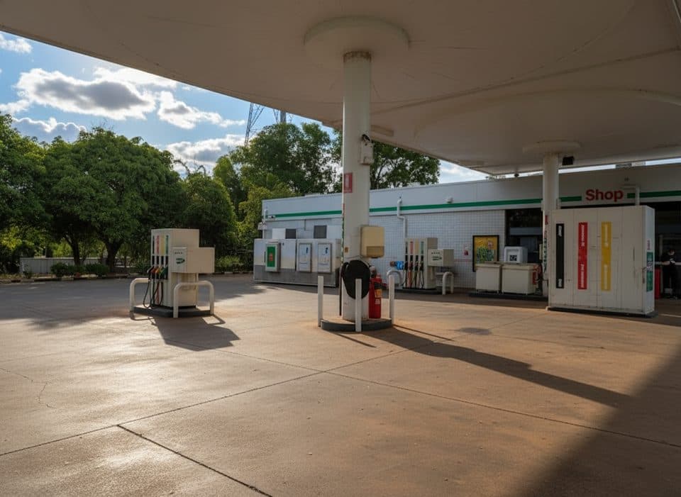 Jabiru Service Station in Kakadu National Park