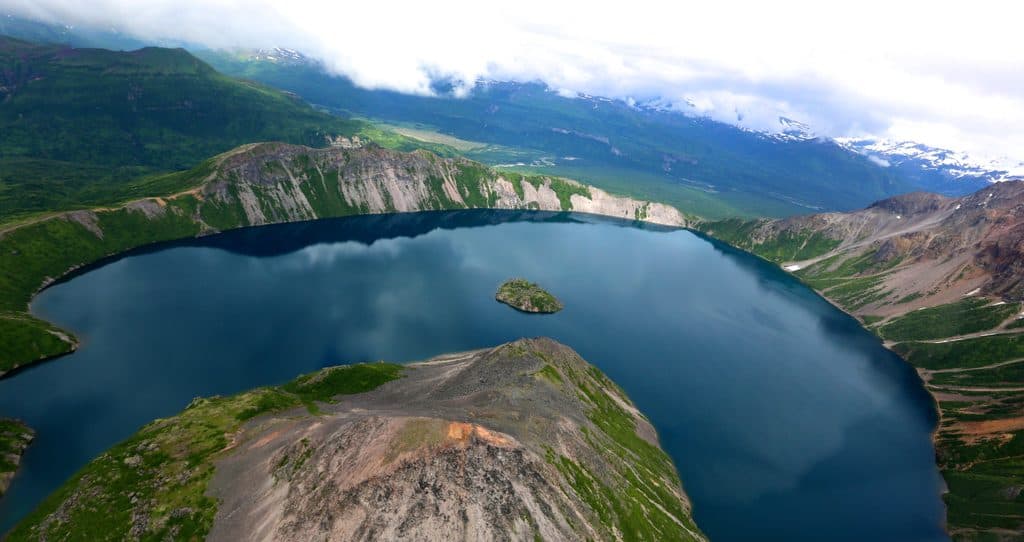 Kaguyak Crater in Katmai National Park