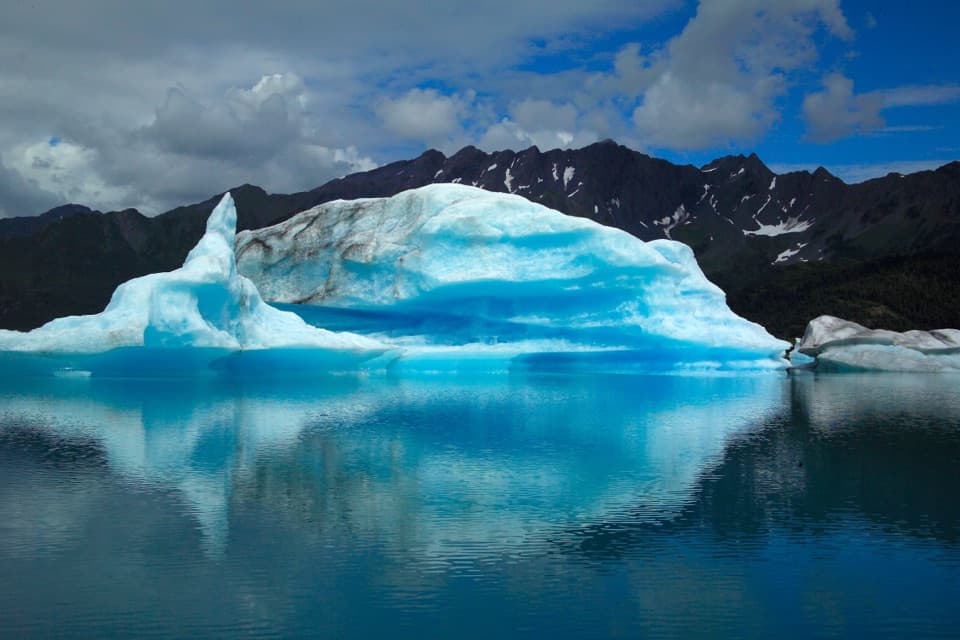 Bear Glacier Lagoon in Kenai Fjords National Park