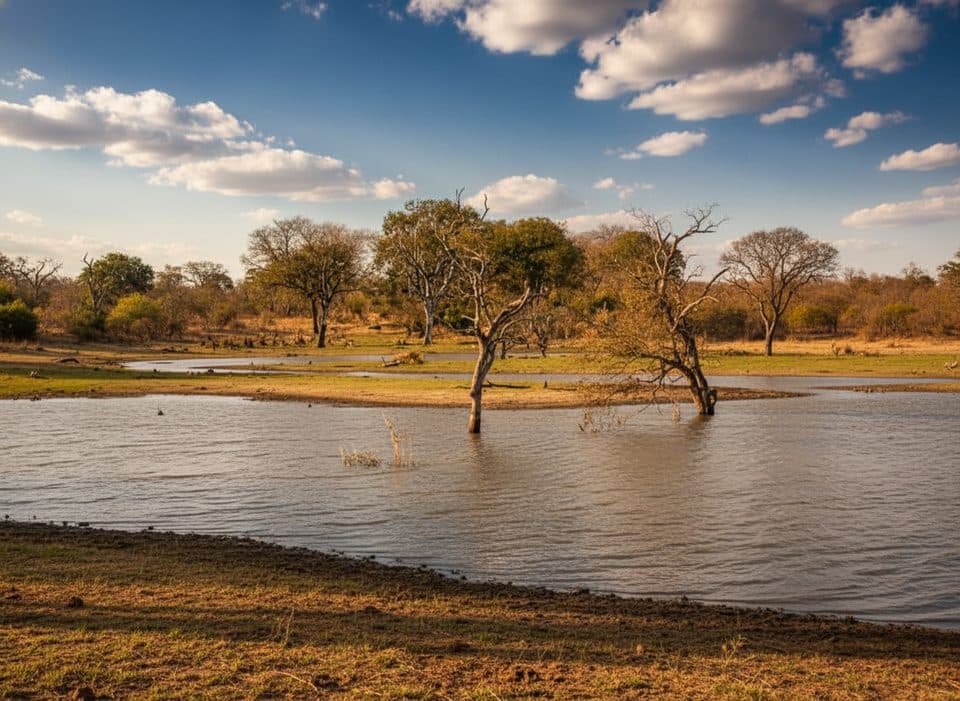 Lugmag Dam Viewpoint in Kruger National Park