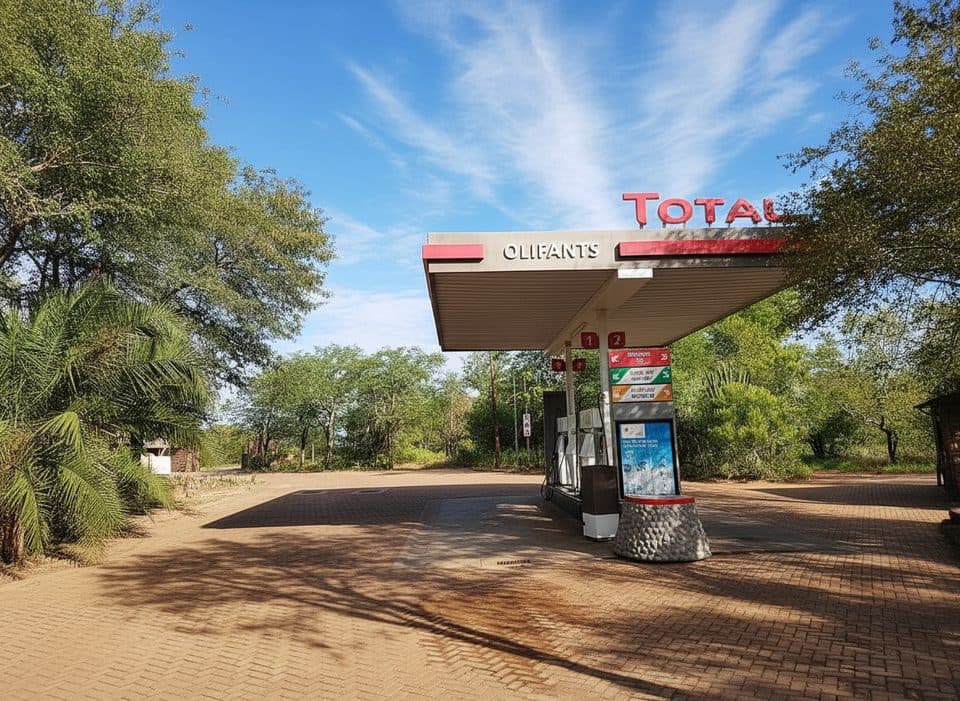 Olifants Rest Camp Petrol Station in Kruger National Park